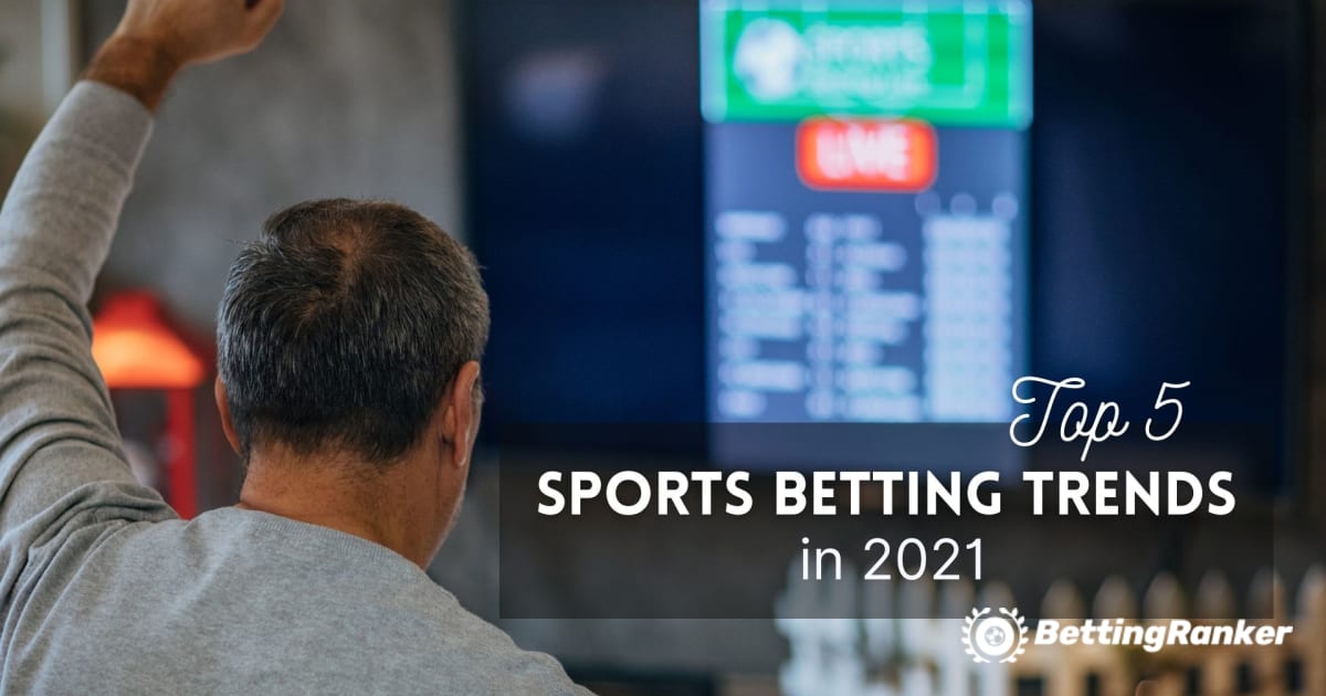 Piecas populārākās sporta derību tendences 2021. gadā